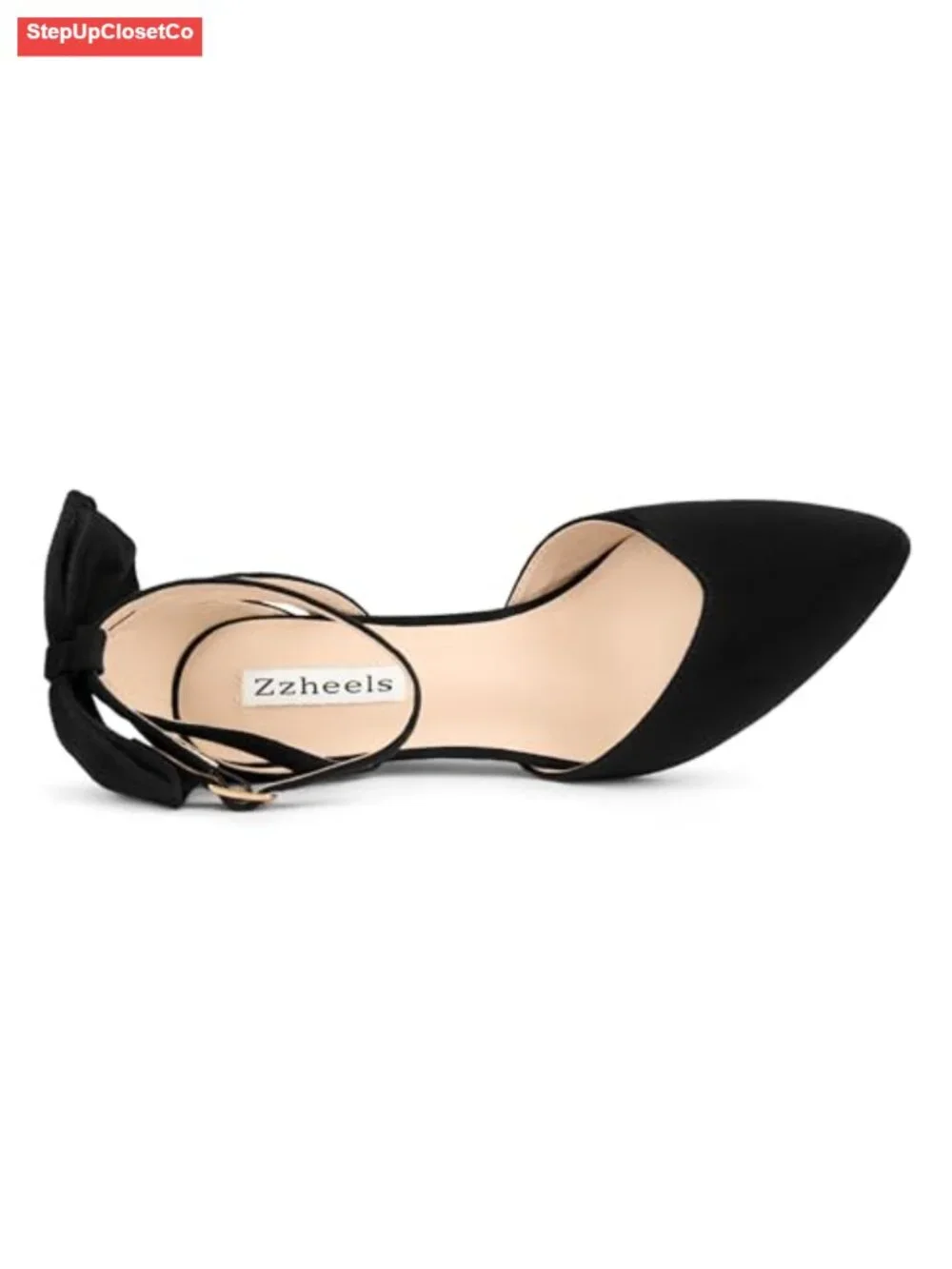 Closed Toe Bow Kitten Heels Pumps, 3.15